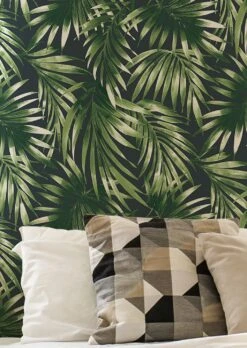 Tapete Zohra Dunkelgrün