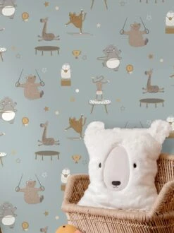 Tapete Zolympic Hellblaugrau -Tapetengeschäft Zolympic B 104611 2880x1440