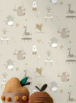 Tapete Zolympic Hellbeigegrau -Tapetengeschäft Zolympic B 104612 2880x1440