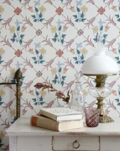 Tapete Enki Pastellviolett