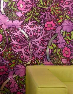 Tapete Kabloom Hellviolett