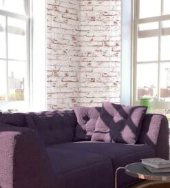 Tapete Killa Ziegelrot -Tapetengeschäft killa 410311 b 2880x1440