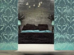 Tapete Nemesis Smaragdgrün Glanz -Tapetengeschäft nemesis 820142 a 2880x1440