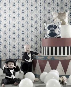 Tapete Tillsammans Dunkelblau -Tapetengeschäft tillsammans 341105 g 2880x1440